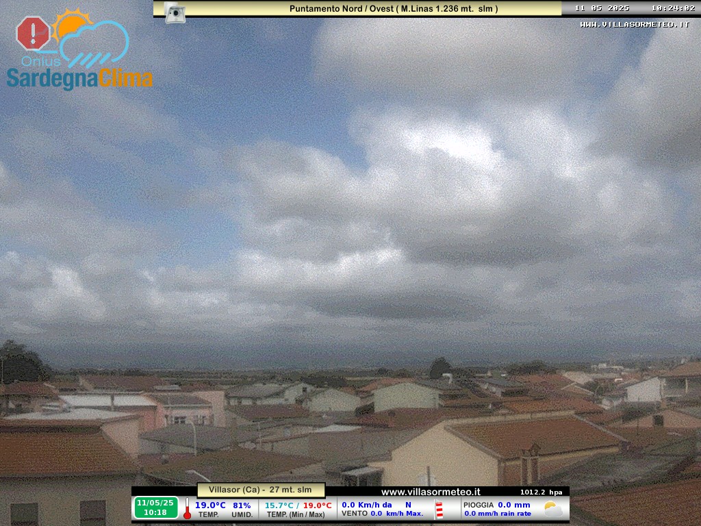 immagine della webcam nei dintorni di Poetto: webcam Villasor